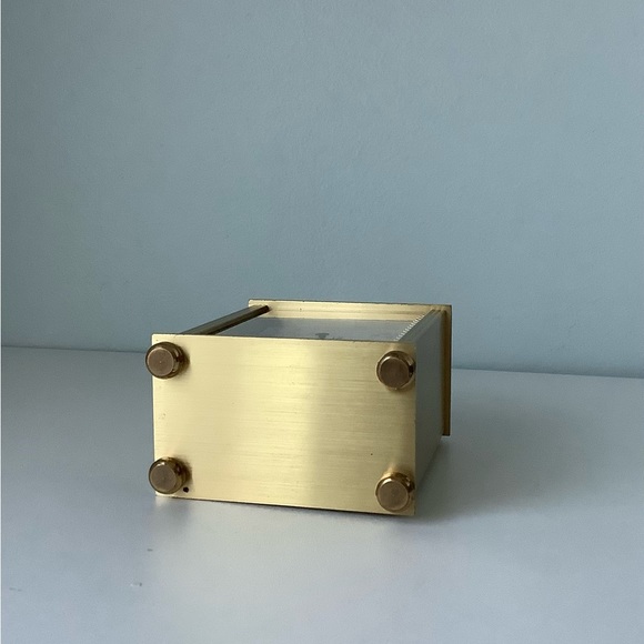 Vintage West Germany Limit Quartz floral brass carriage clock - Picture 7 of 7